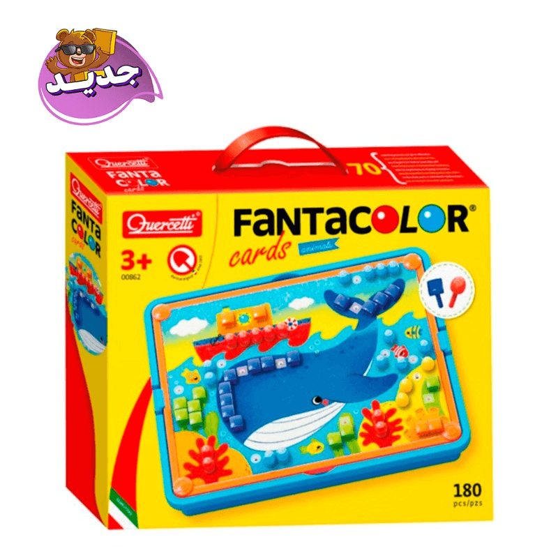 Quercetti Fanta Color Mosaic Animals - 180 dlg