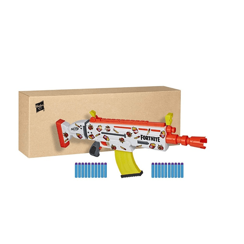 Buy 1 Get 1 Free Nerf - Fortnite TS-R Targets + Nerf Fortnite AR-Durrr Burger Motorized Blaster