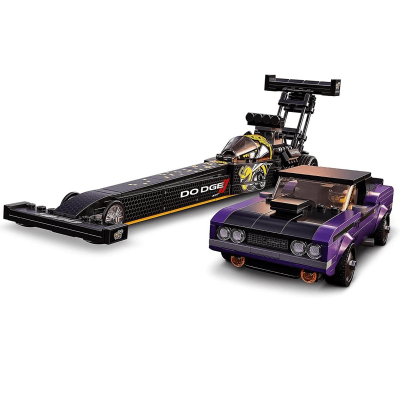 ليجو سبيد تشامبيونز - مجموعة بناء لعبة سيارة دودج دراجستر ودودج تشالنجر