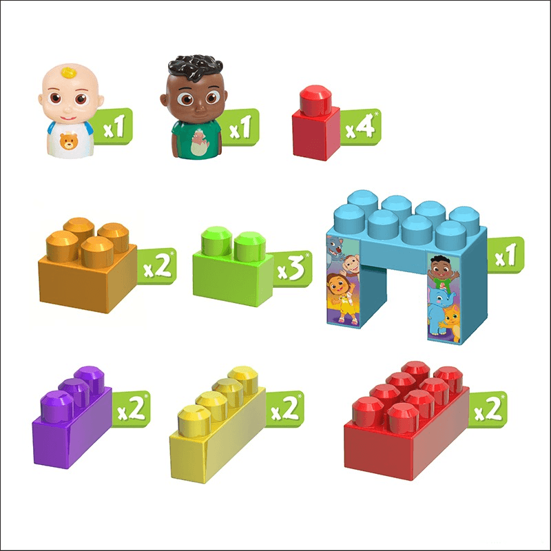 Cocomelon Building Blocks Set