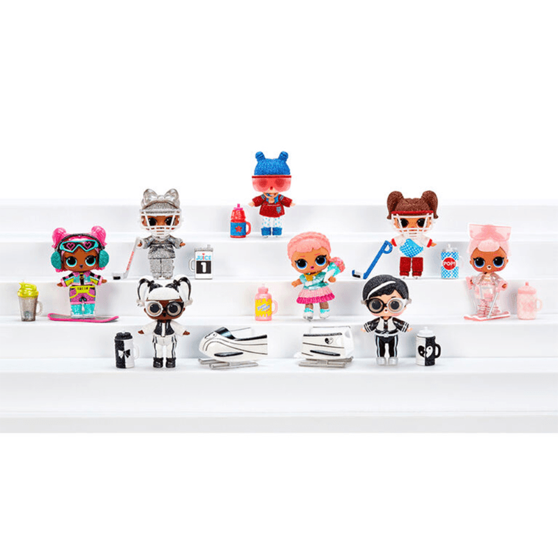 لول سربرايز - دمى الألعاب الشتوية ذات النجوم مع 8 مفاجآت