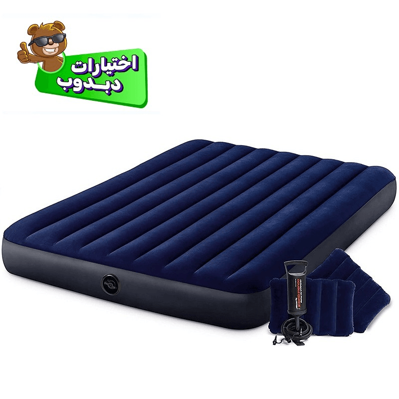Intex Queen Size Dura Beam Airbed With Pump