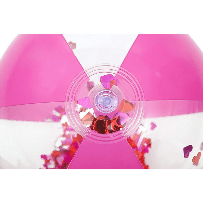 Bestway Shiny Beach Ball 16 Inch Pink