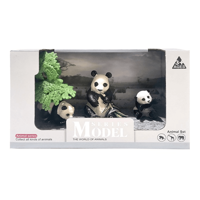 تي تي سي - مجموعة حيوان الباندا 3 قطع متنوعة
