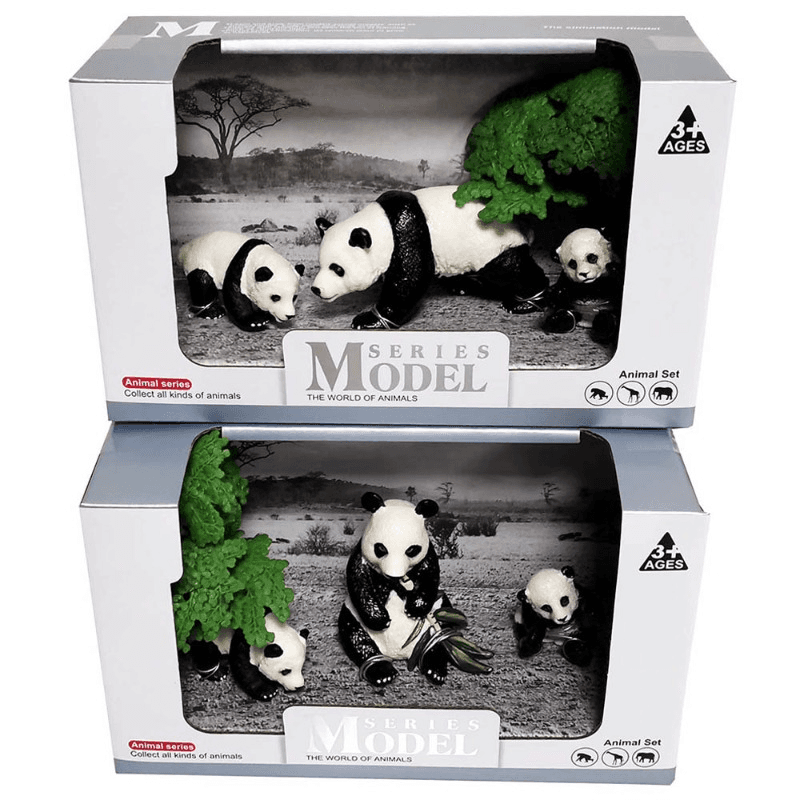 تي تي سي - مجموعة حيوان الباندا 3 قطع متنوعة