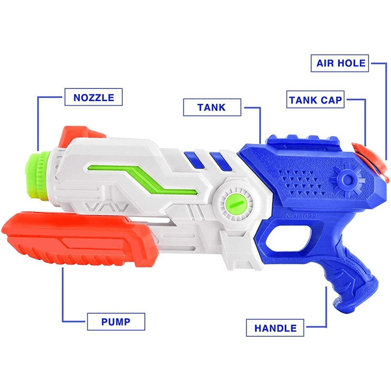 Power Water Toy Gun - Blue