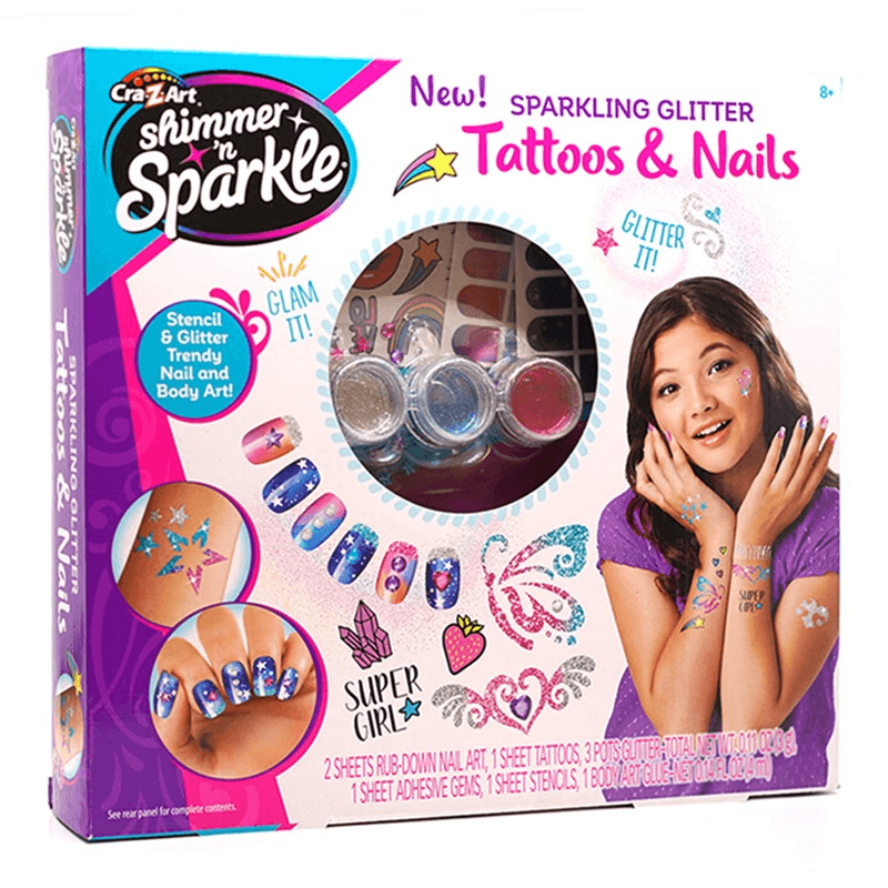 Cra-z-art Shimmer N Sparkle Nails & Body Tattoos