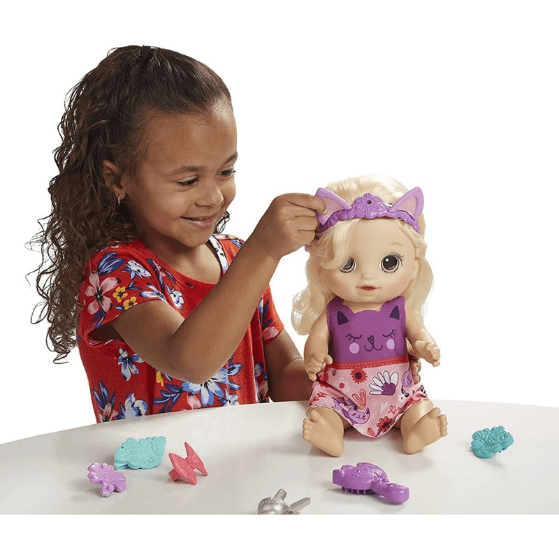 Buy 1 Get 1 Free Baby Alive Snip n Style Baby Blonde Hair Doll + My Little Pony Movie Sunny Starscout Mix And Make