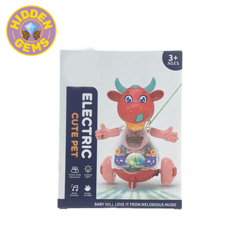 اللعبة الموسيقية الكهربائية على شكل بقرة