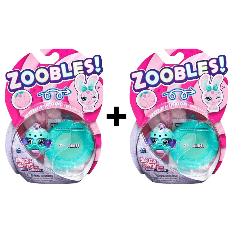 Buy 1 Get 1 Free Zoobles Animal Aqualina Fish