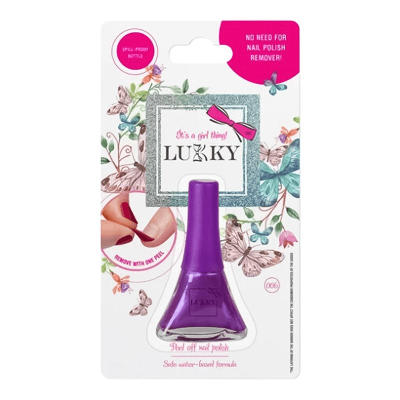 Lukky Peel Off Multi Color Nail Polish -1pc