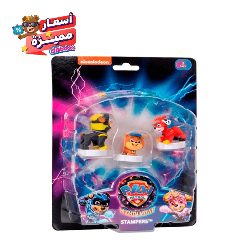 Paw Patrol The Mighty Movie stampers blister 3 Pcs - Pack of 1