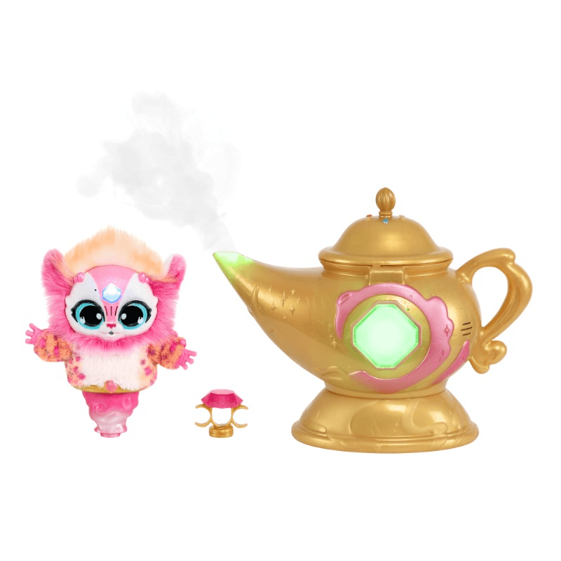 Magic Mixies Magic Genie Lamp With Interactive Pink Plush Toy