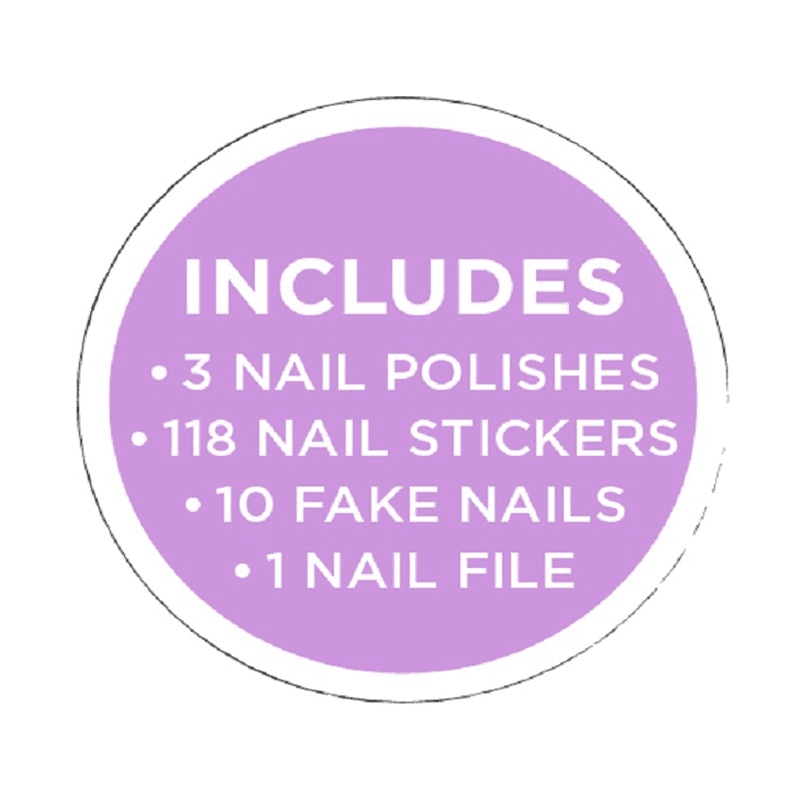 باربي - مجموعة تزيين الأظافر حجم متوسط