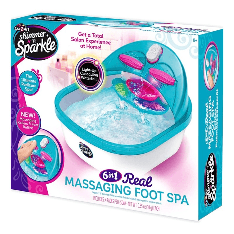 Cra-Z-Art - Shimmer N Sparkle 6-in-1 Real Massaging Foot Spa