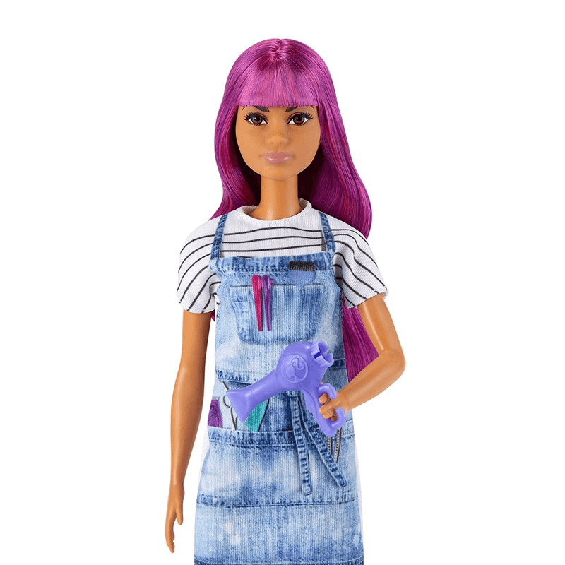 Barbie Hair Stylist Doll Purple Hair with Accessories