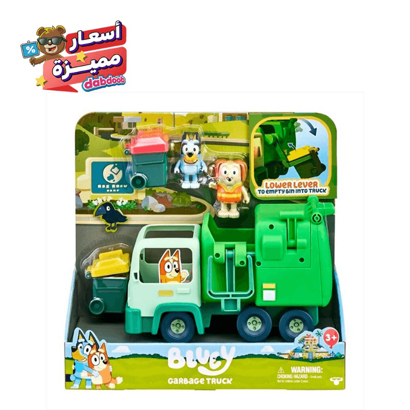 Bluey Garbage Truck Playset