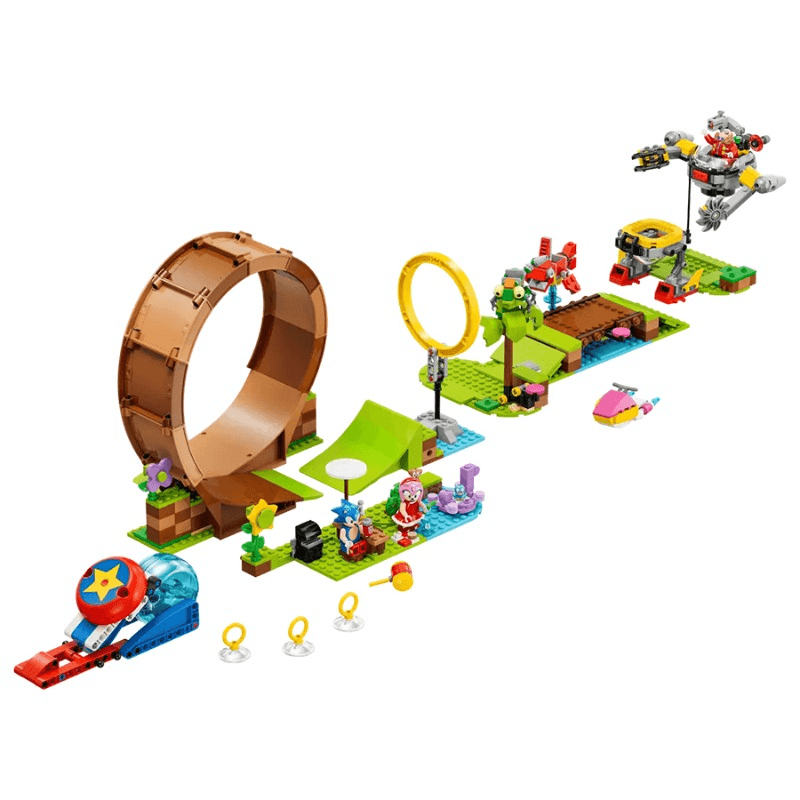 LEGO Sonic's Green Hill Zone Loop Challenge