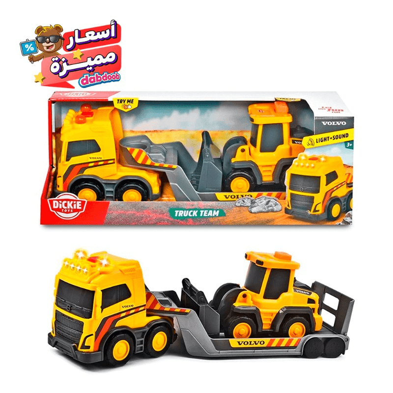ديكي - مجموعة مقطورة شاحنة فولفو ومركبة الحفار