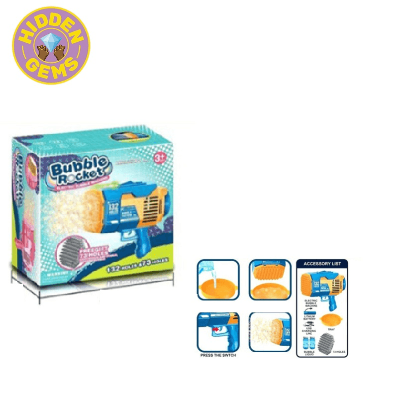 آلة الفقاعات الكهربائية الملونة