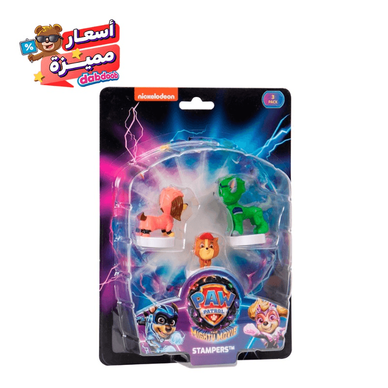Paw Patrol The Mighty Movie stampers blister 3 Pcs - Pack of 1