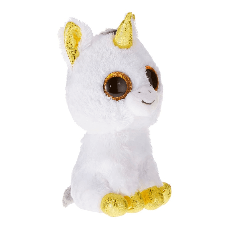 Ty Beanie Boos Unicorn Pegasus Whte Reg 6 inch