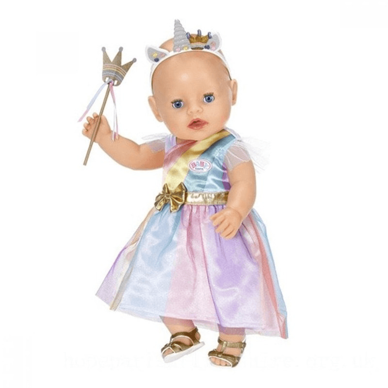 بيبي بورن - فستان بتصميم يونيكورن ديلوكس