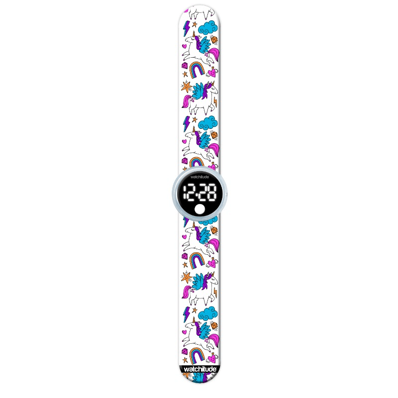 Watchitude Color Me Digital Slap Watch - Unicorn World