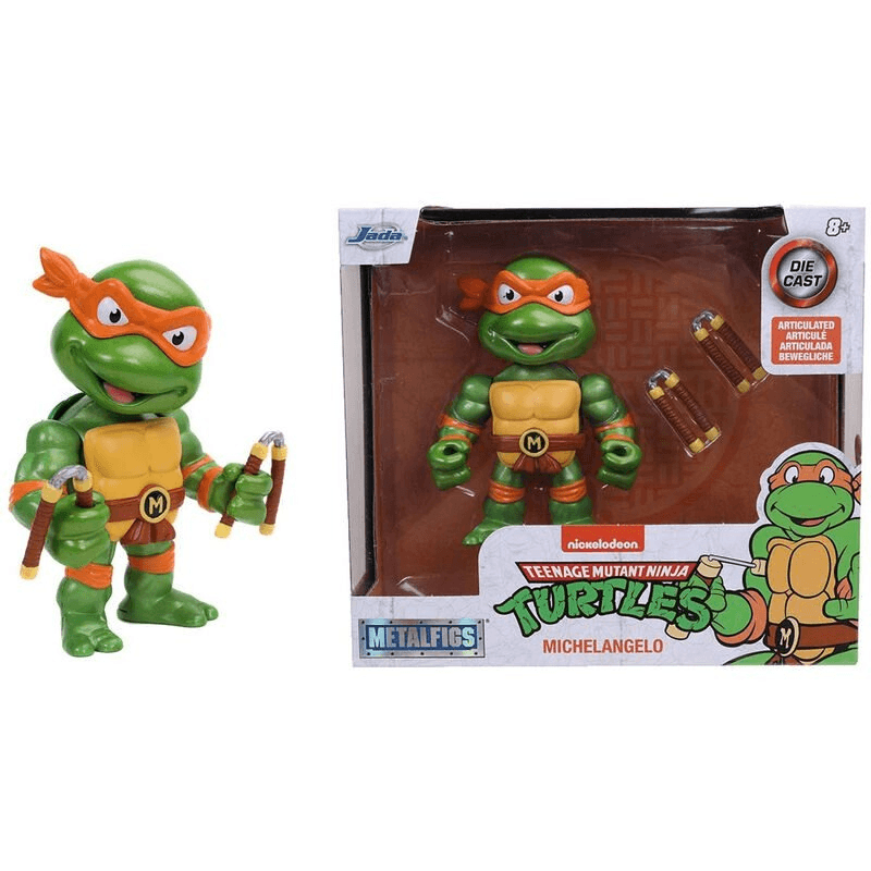Jada Ninja Turtles Michelangelo Figure 4 Inch