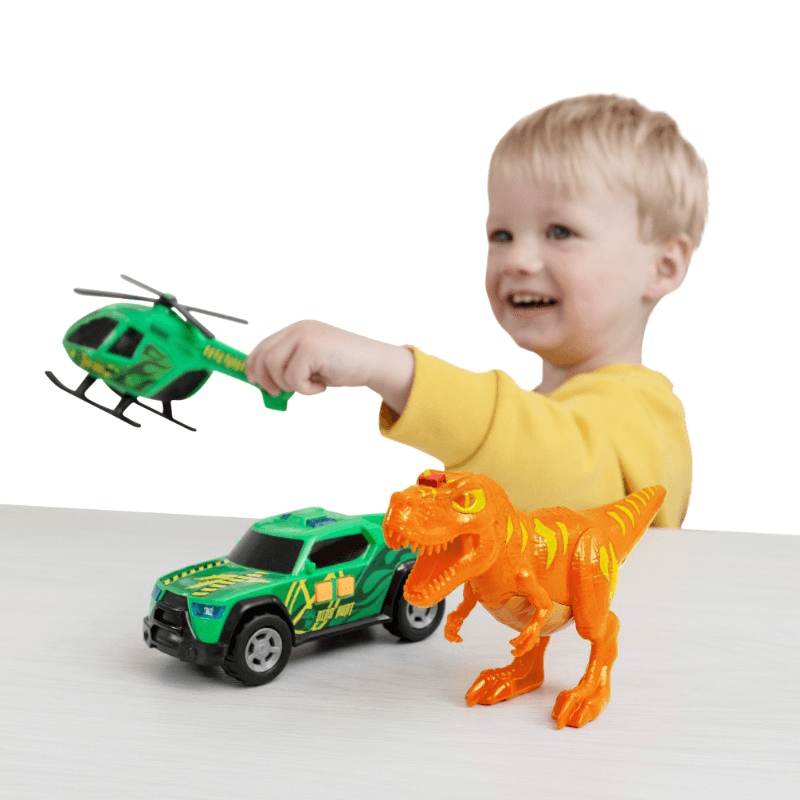 تيمسترز - مجموعة لعب صيد الديناصورات