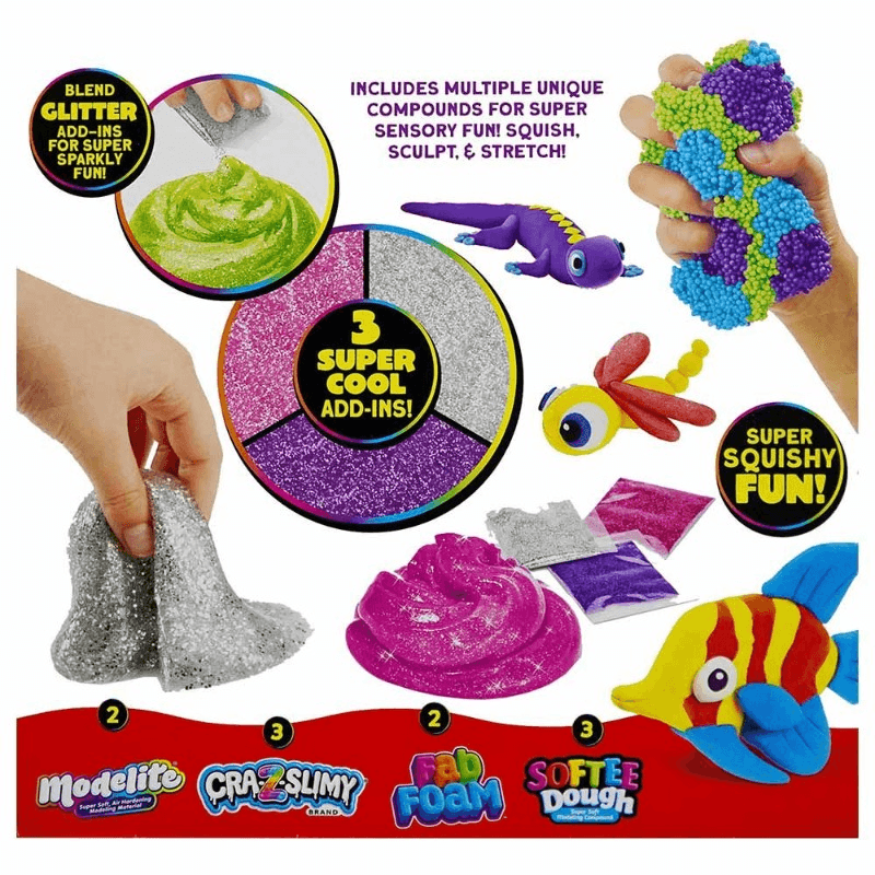 Cra-Z-Art Compounds Activity Dough Playset With 3 Accessories