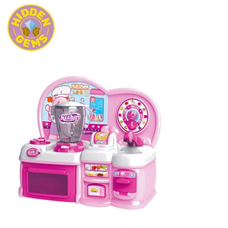 Kids Multi-Function Kitchen Playset with Blender & Accessories