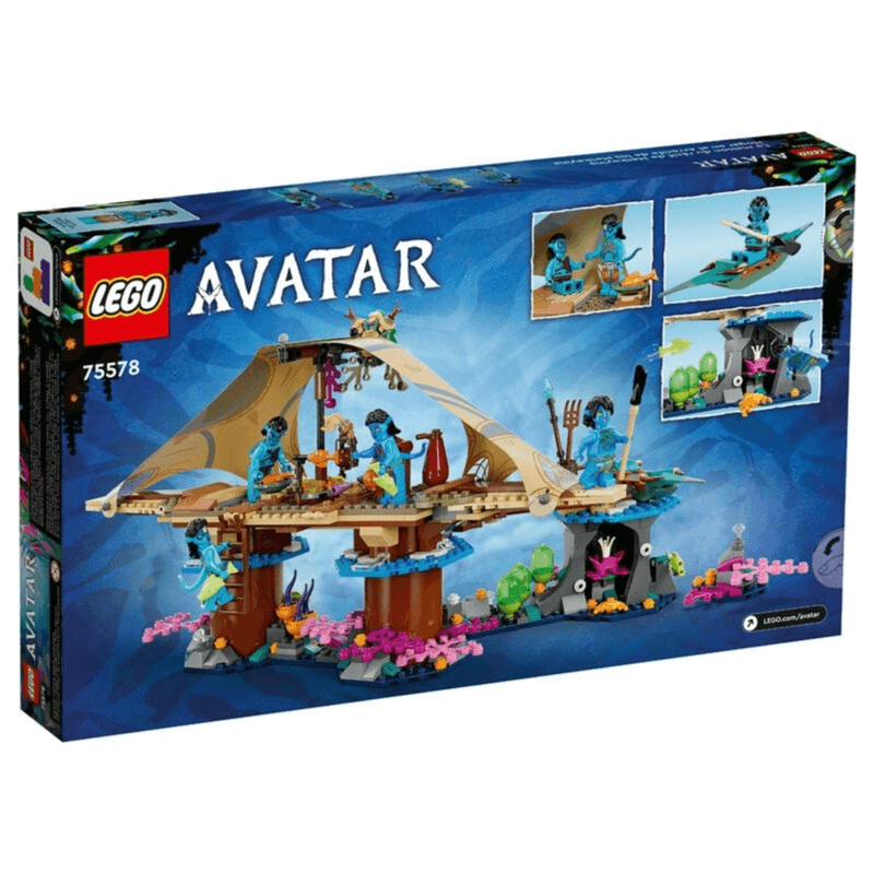 LEGO Avatar Metkayina Reef Home Building Toy Set - 528 Pcs 75578