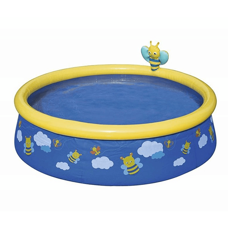 بست واي - مسبح الأطفال القابل للنفخ مع رشاش الماء