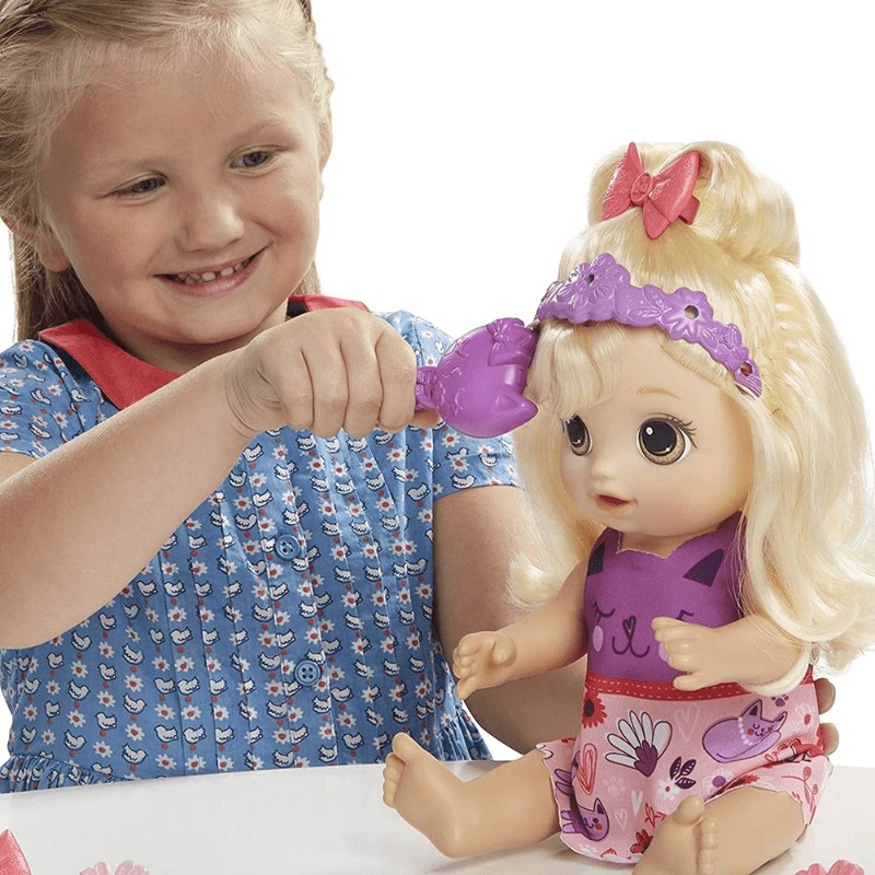 Buy 1 Get 1 Free Baby Alive Snip n Style Baby Blonde Hair Doll + My Little Pony Movie Sunny Starscout Mix And Make