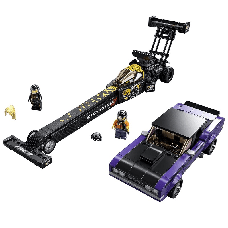 ليجو سبيد تشامبيونز - مجموعة بناء لعبة سيارة دودج دراجستر ودودج تشالنجر