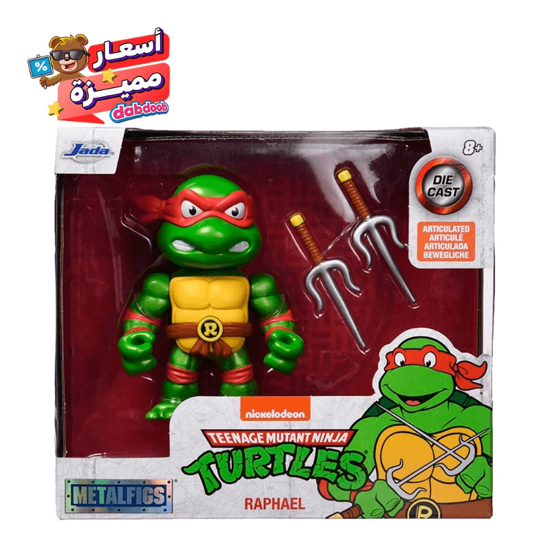 Jada Ninja Turtles Rafael Figure 4 Inch