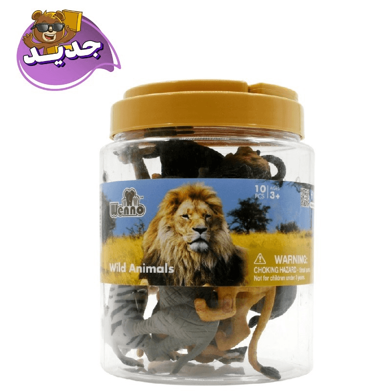 Wenno Wild Animals Playset - 10 Pcs