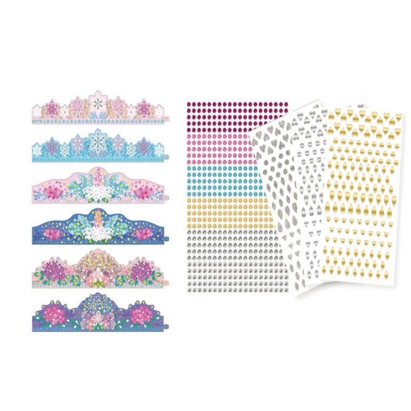 سايكومور - 6 تيجان زهور الأميرة للتزيين