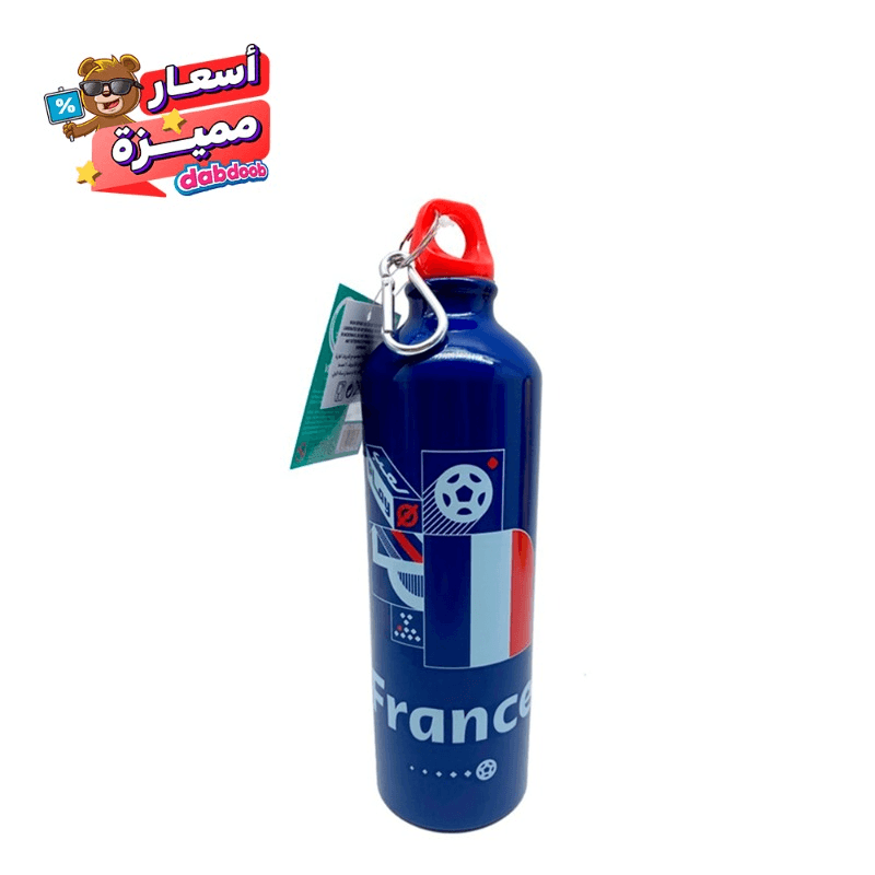 فيفا 2022 - مطاره مياه المونيوم 750 مل شعار فرنسا