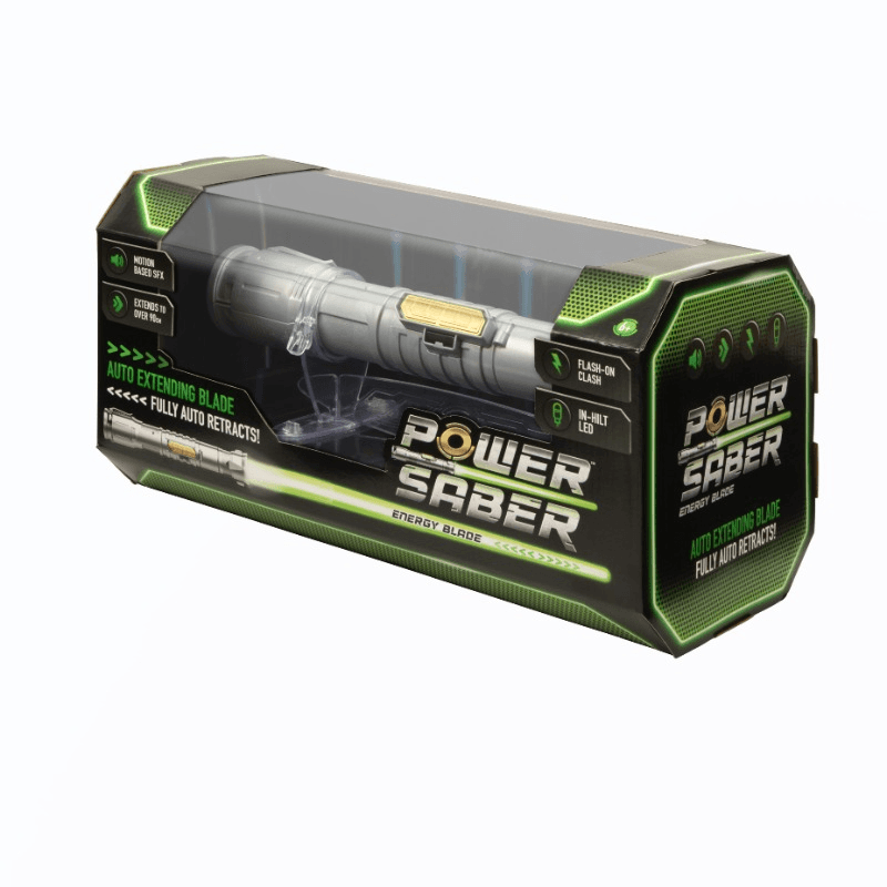 Power Saber Auto Extending & Retracting Saber - Green