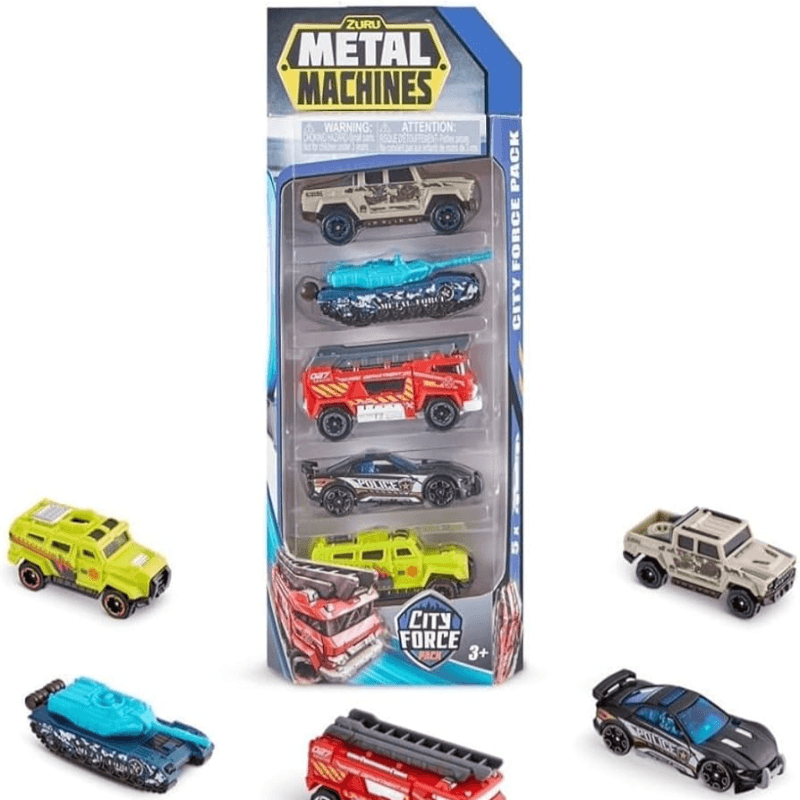 ماتيل ماشينز - مجموعة سيارات سيتي فورس باك 5 قطع
