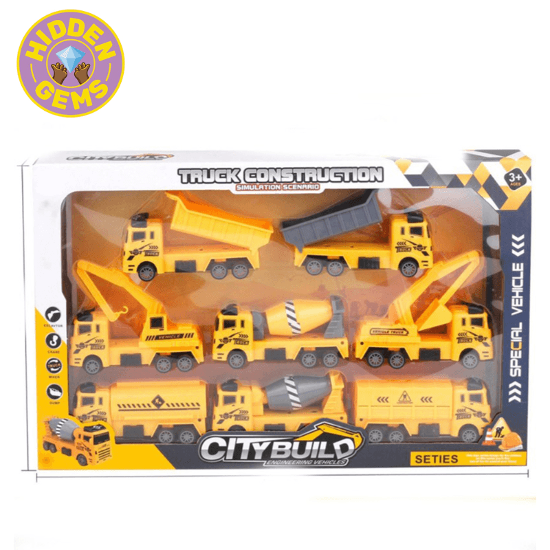 Boxed Lili Engineering Vehicle (8pcs)