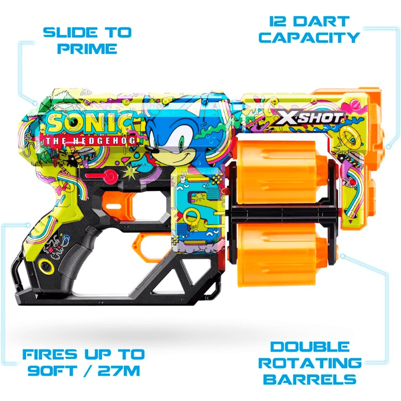 X-Shot Skins Dread Sonic (12Darts)-Multi Color