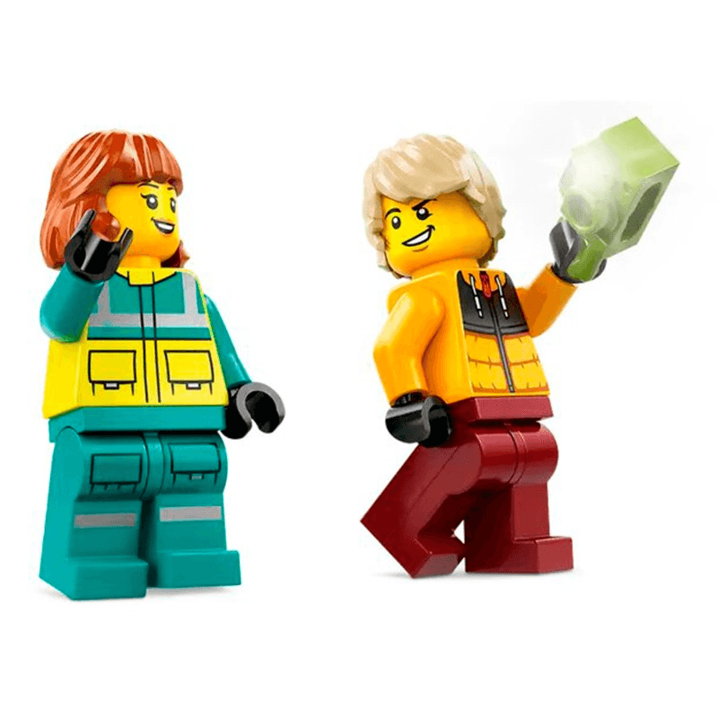 ليجو - مجموعة بناء سيارة الإسعاف والثلج 60403