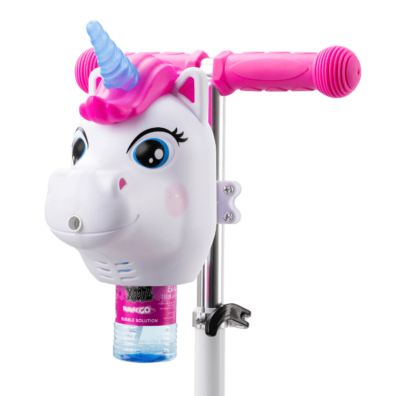 Xootz Unicorn Bubble Go Scooter for Kids - Pink
