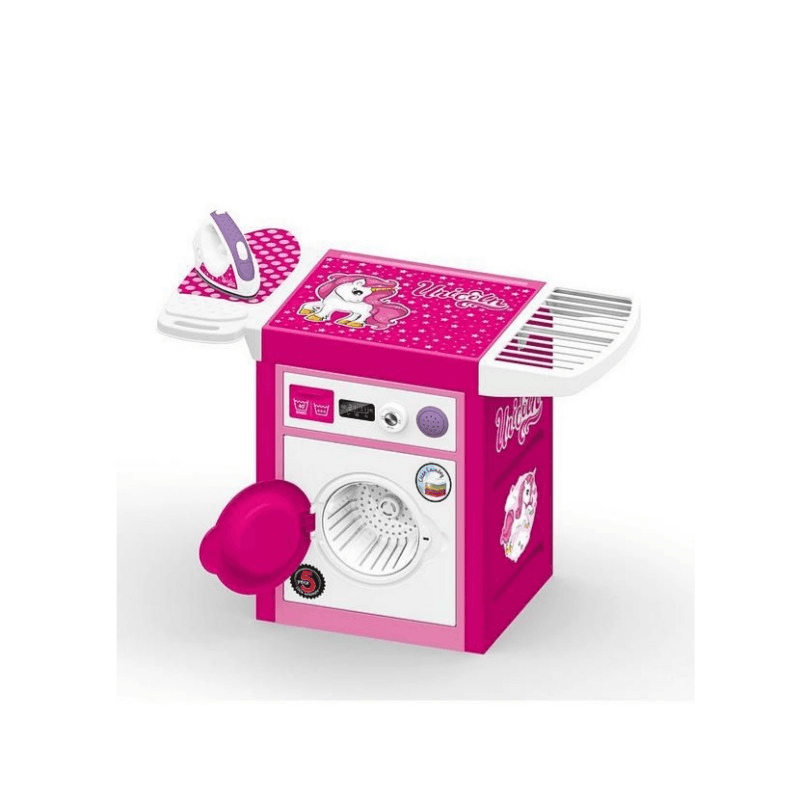 دولو - لعبة الغسالة مع كواية ملابس تصميم يونيكورن