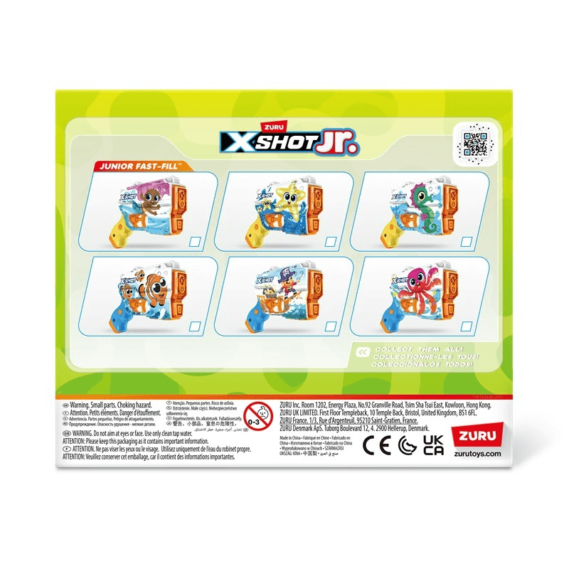 اكس شوت - مسدس للأيدي الصغيرة - ألوان متعددة