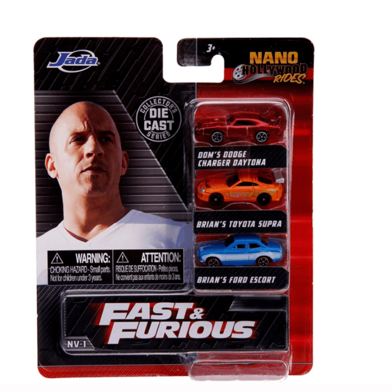 جادا - لعبة هوليوود رايدز نانو عبوة من 3 قطع - متنوع