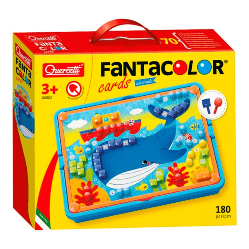 Quercetti Fanta Color Mosaic Animals - 180 dlg